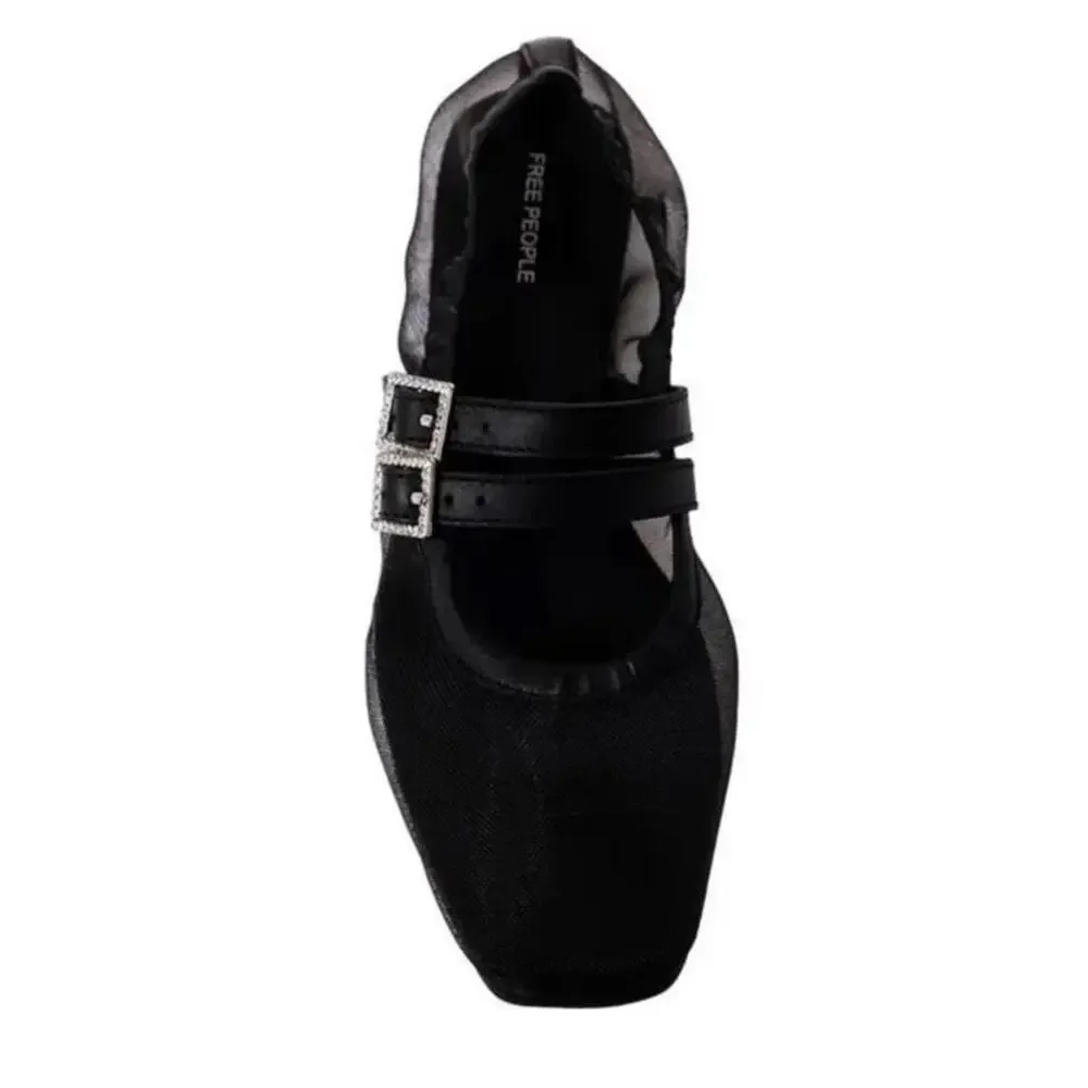 Free People™ Women's  Gemini Ballet Flats in Black - Picture 5 of 8